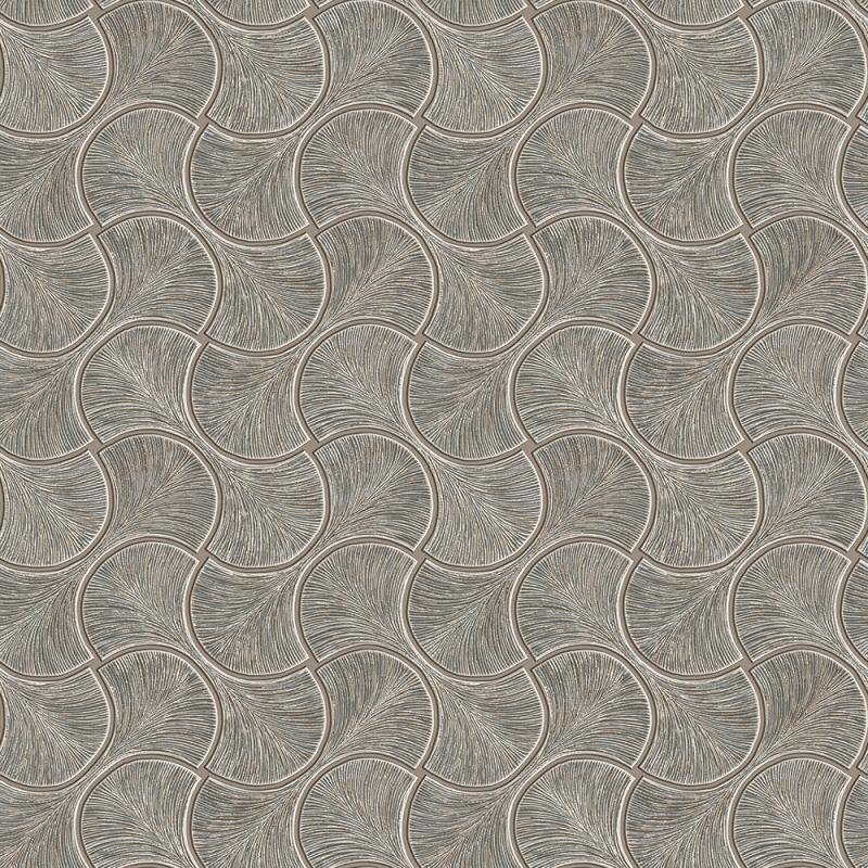 Обои флизелиновые AdaWall Omega 23201-5 винил горячего тиснения 1,06х10,05 м Серый