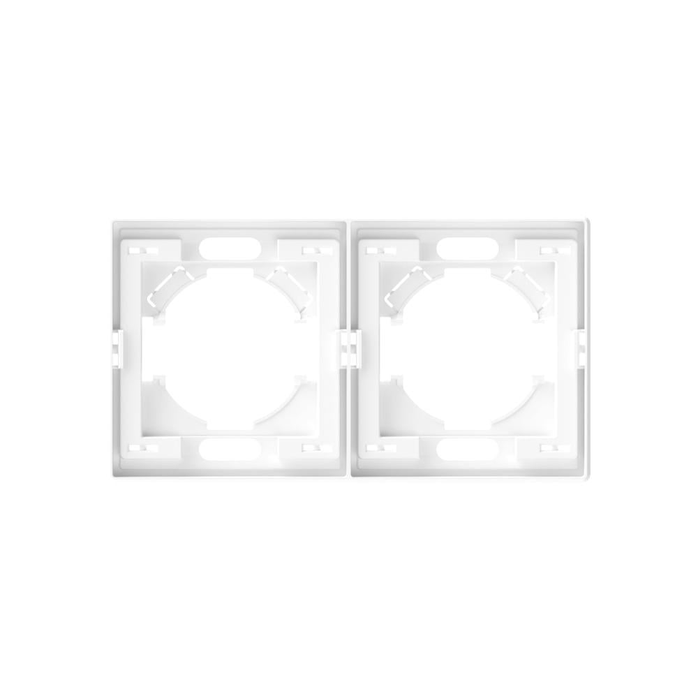 Рамка для розеток Vіdех Nota 2 місця горизонтальна Білий матовий (31578572) Рамка для розеток Vіdех Nota 2 місця горизонтальна Білий матовий (31578572)