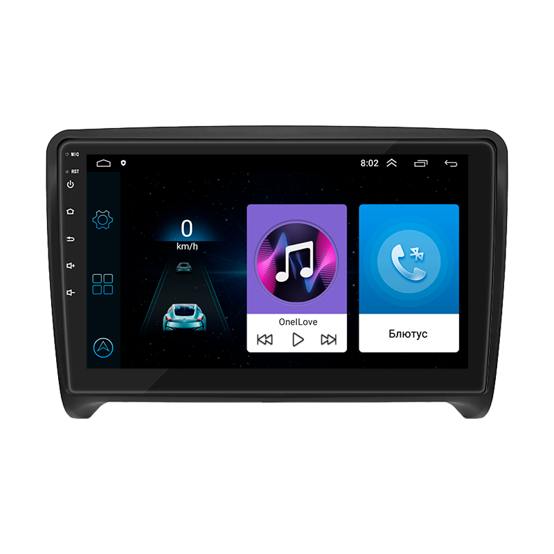 Штатная магнитола 9" Lesko для Audi TTS II (8J) Рестайлинг 2010-2014 1/16Gb/ Wi-Fi Optima Ауди