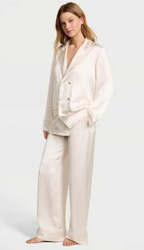 Пижама Victoria’s Secret Luxe Satin S Айвори (2764530712) Пижама Victoria’s Secret Luxe Satin S Айвори (2764530712)