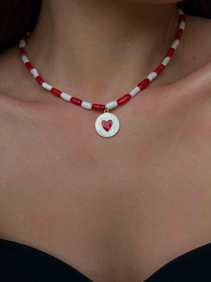 Ожерелье LeBijou коралловое (5287)