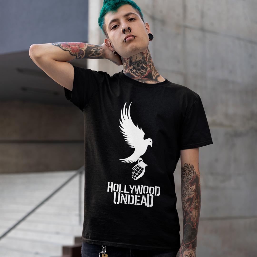 Футболка унисекс Hollywood Undead Logo 4XL Черный (0000016294)