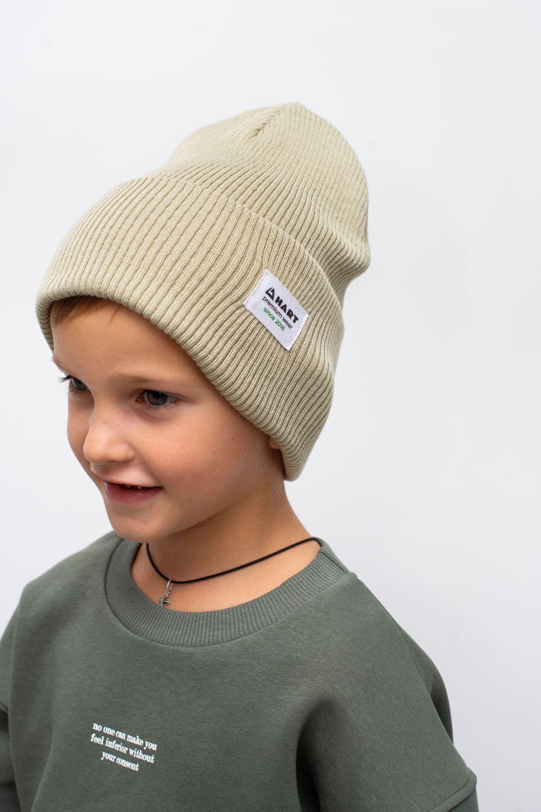 Шапка для мальчика р. 52-56 Светло-фисташковый (127027)