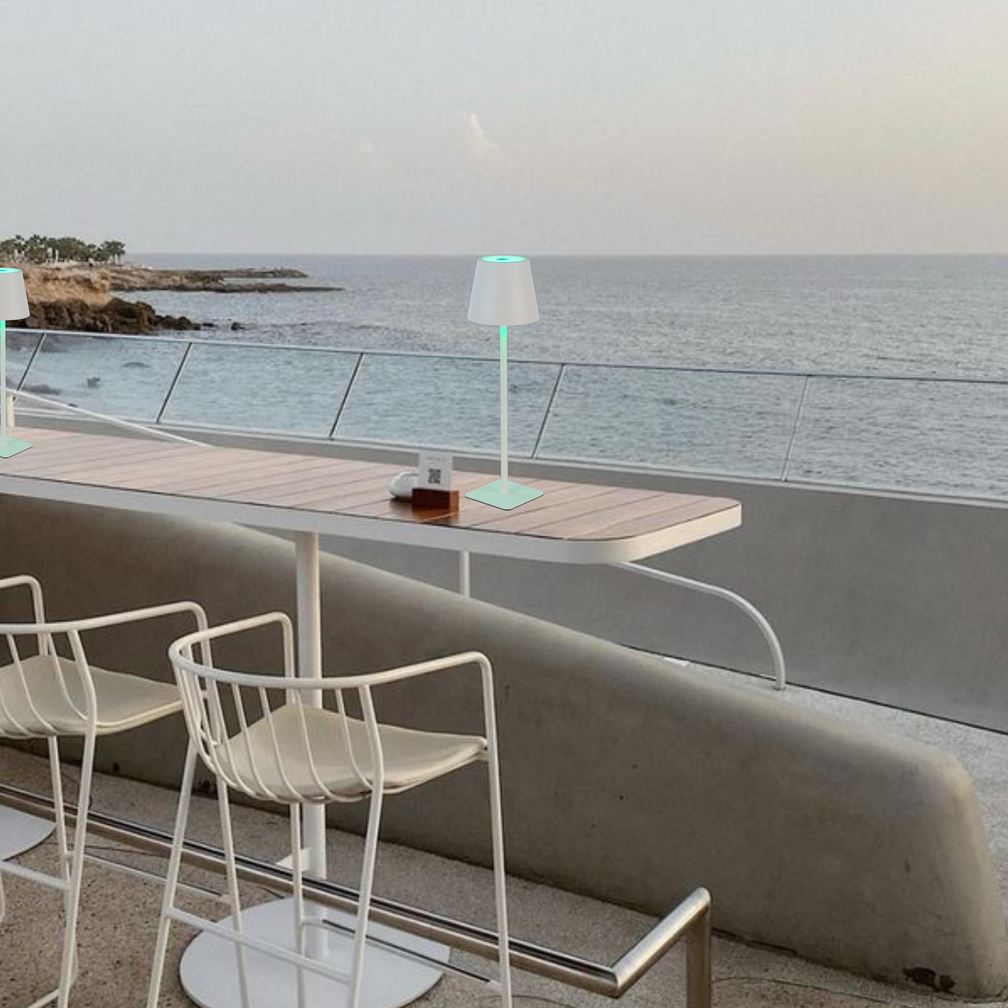 Настольная лампа с цветным светом для бара/кафе/ресторана Белый (795-LTA15SW RGB WHITE) - фото 3