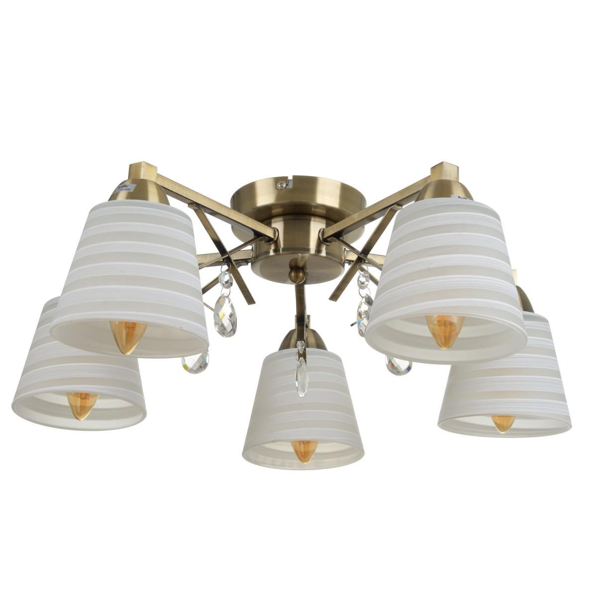 Люстра Brille LK-673S/5 E14 AB (23-821)