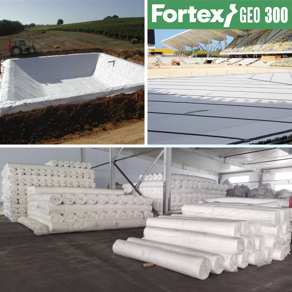 Геотекстиль нетканий Fortex Geo PP 300 г/м2 S25NW 6х100 м 600 м2 (391081) - фото 11 Геотекстиль нетканий Fortex Geo PP 300 г/м2 S25NW 6х100 м 600 м2 (391081) - фото 11