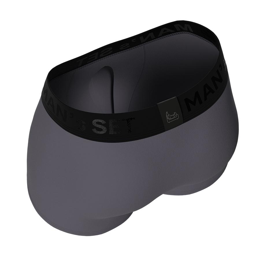 Боксери чоловічі анатомічні з бавовни MAN's SET Anatomic Classic 2.0 Black Series NB100-10 3XL Графітовий - фото 5 Боксери чоловічі анатомічні з бавовни MAN's SET Anatomic Classic 2.0 Black Series NB100-10 3XL Графітовий - фото 5