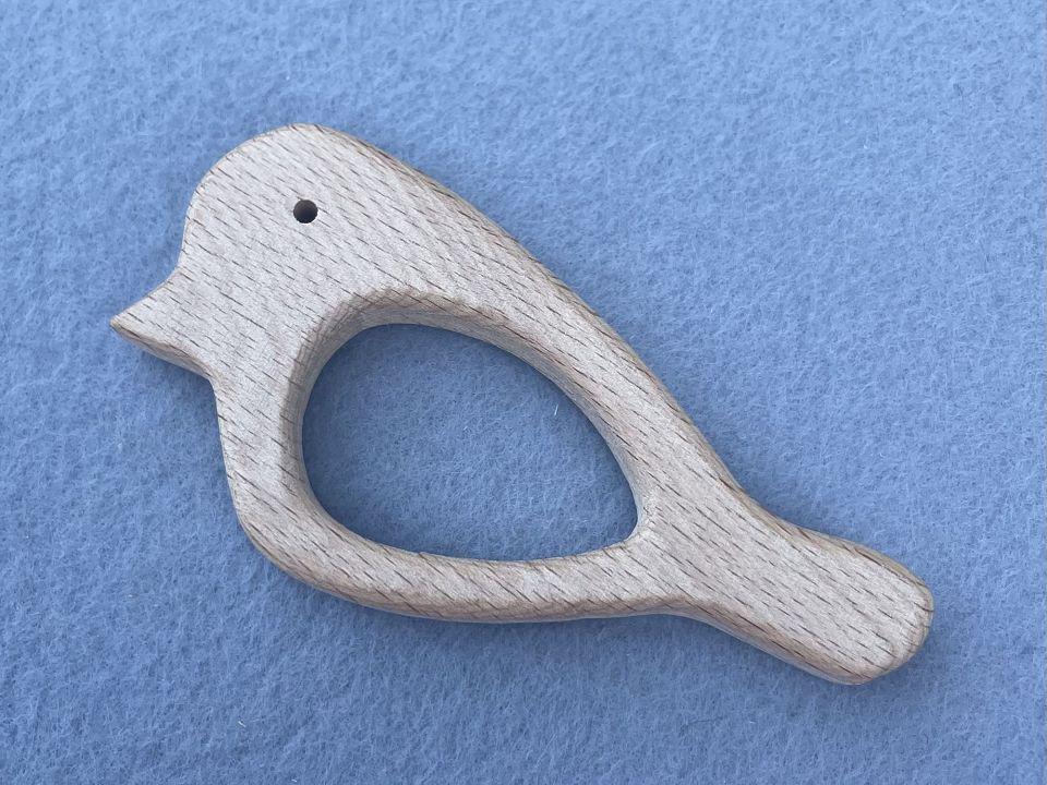 Грызунок деревянный Птичка