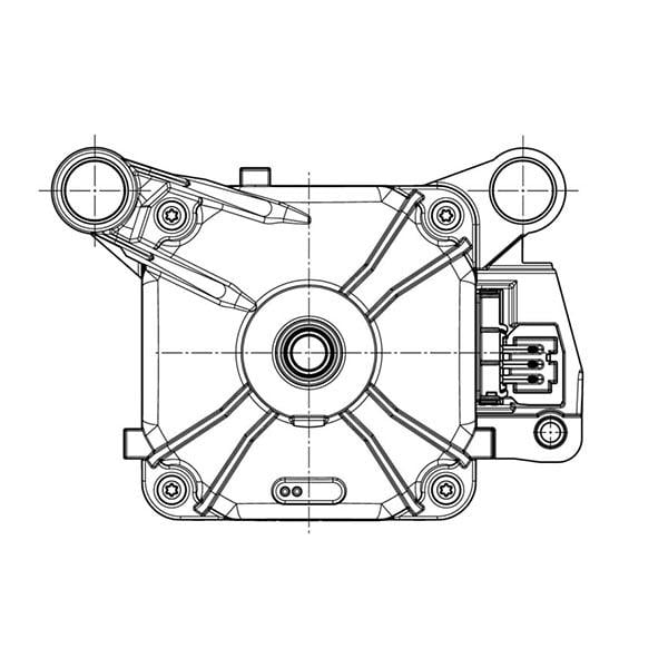 Двигатель для стиральной машины автомат AEG 140214509014 AC-EL 17000RPM 195V 1,4A 760W
