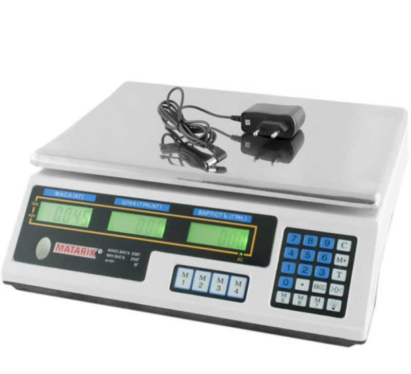 Весы торговые MATARIX MX-410B 50 кг (21724729)