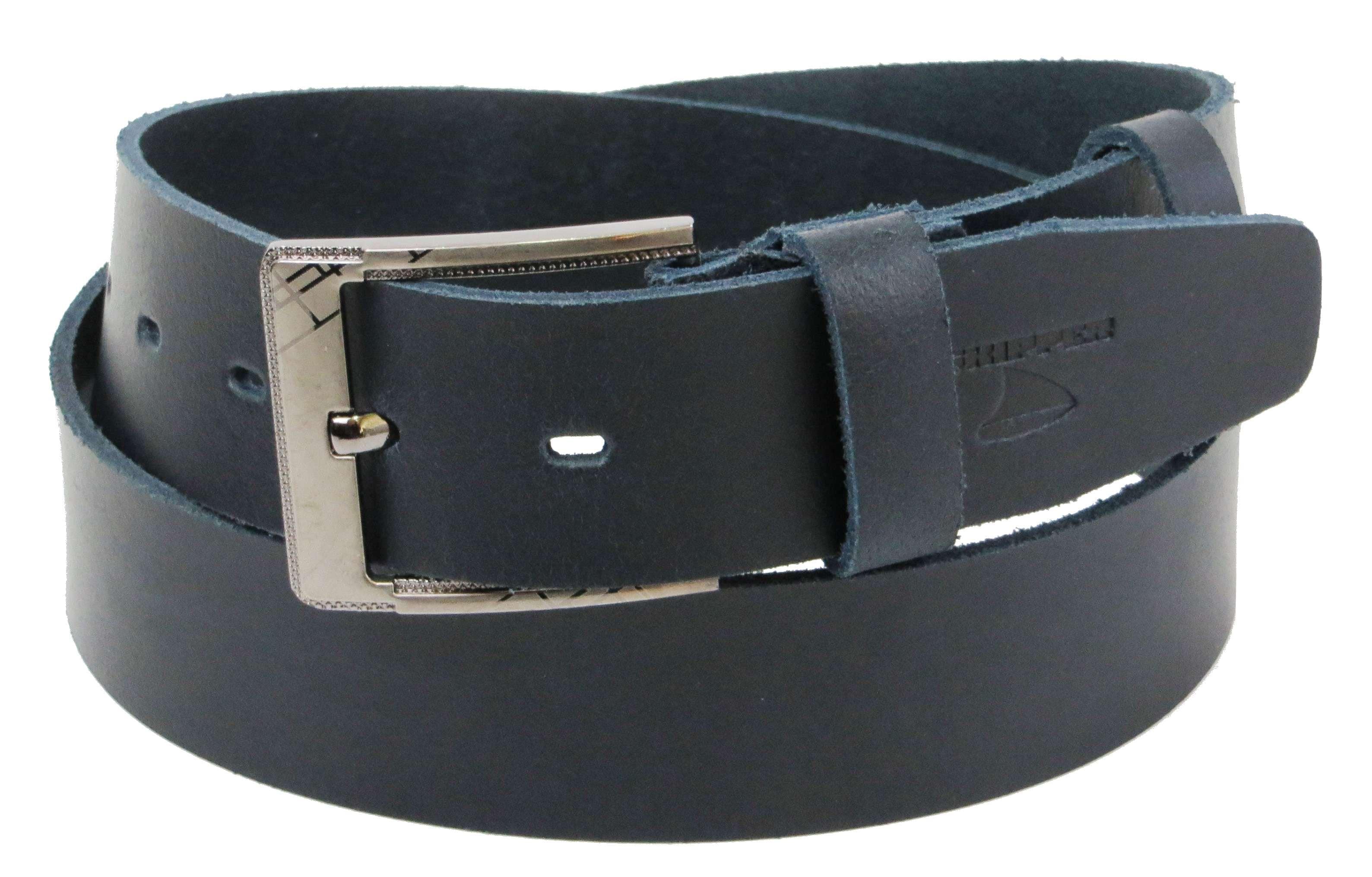 Ремень мужской Skipper кожаный Синий (1258-45)