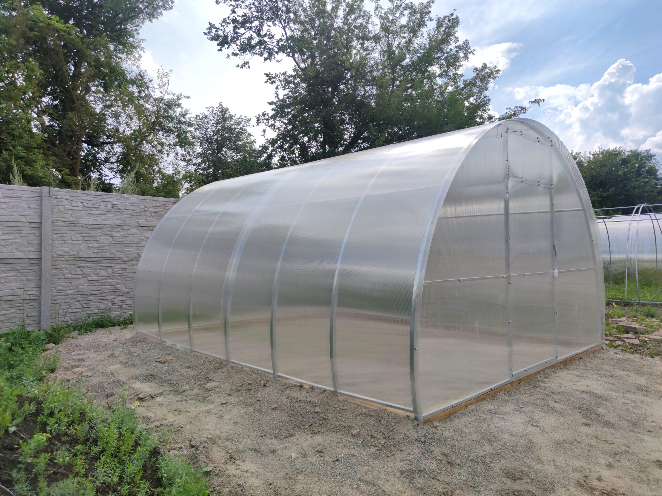 Теплиця Алістан 30x30 3х4 з оцинкованої квадратної труби з полікарбонатом 4 мм - фото 5