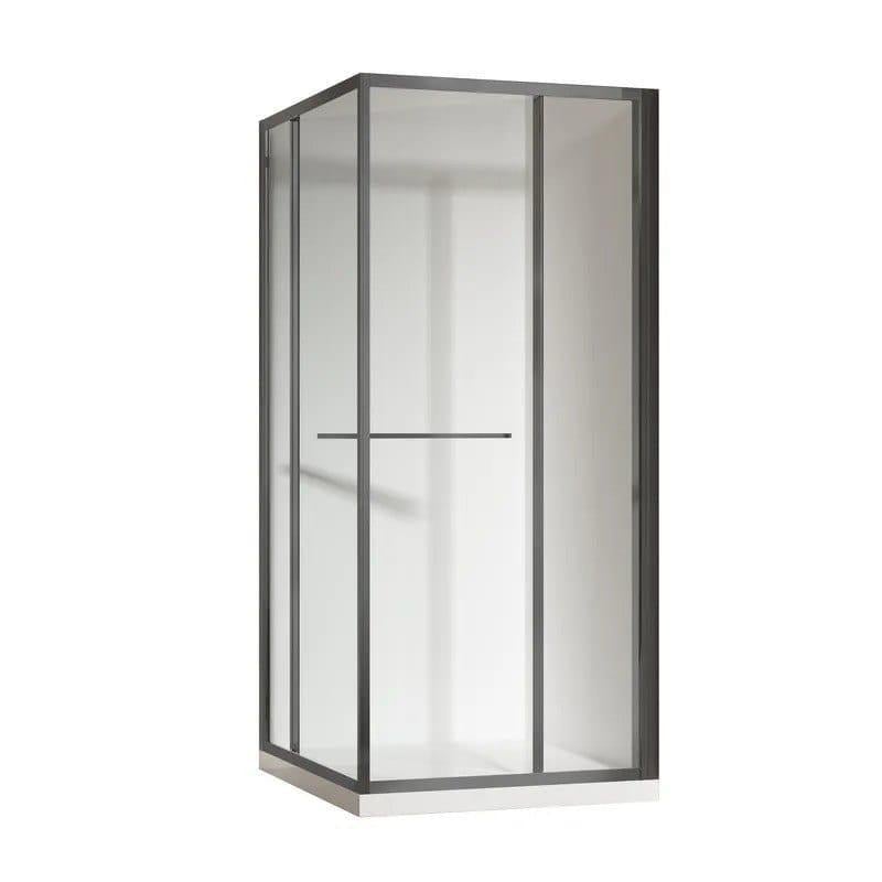Душевая кабина Koer SR SC09 200x90x90 см стекло 6 мм без поддона графит (KR5685)