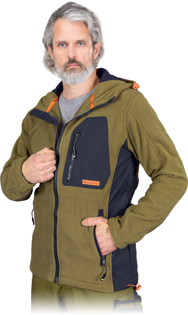 Кофта флисовая с капюшоном LH-NA-P KHGP XL