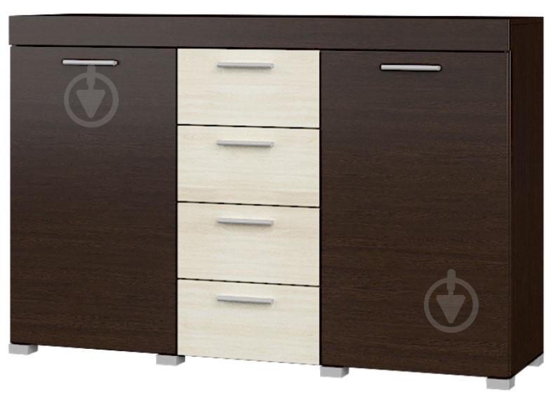 Комод для вещей Британия К-7 Эверест венге темный + Дуб молочный (6534) Комод для вещей Британия К-7 Эверест венге темный + Дуб молочный (6534)