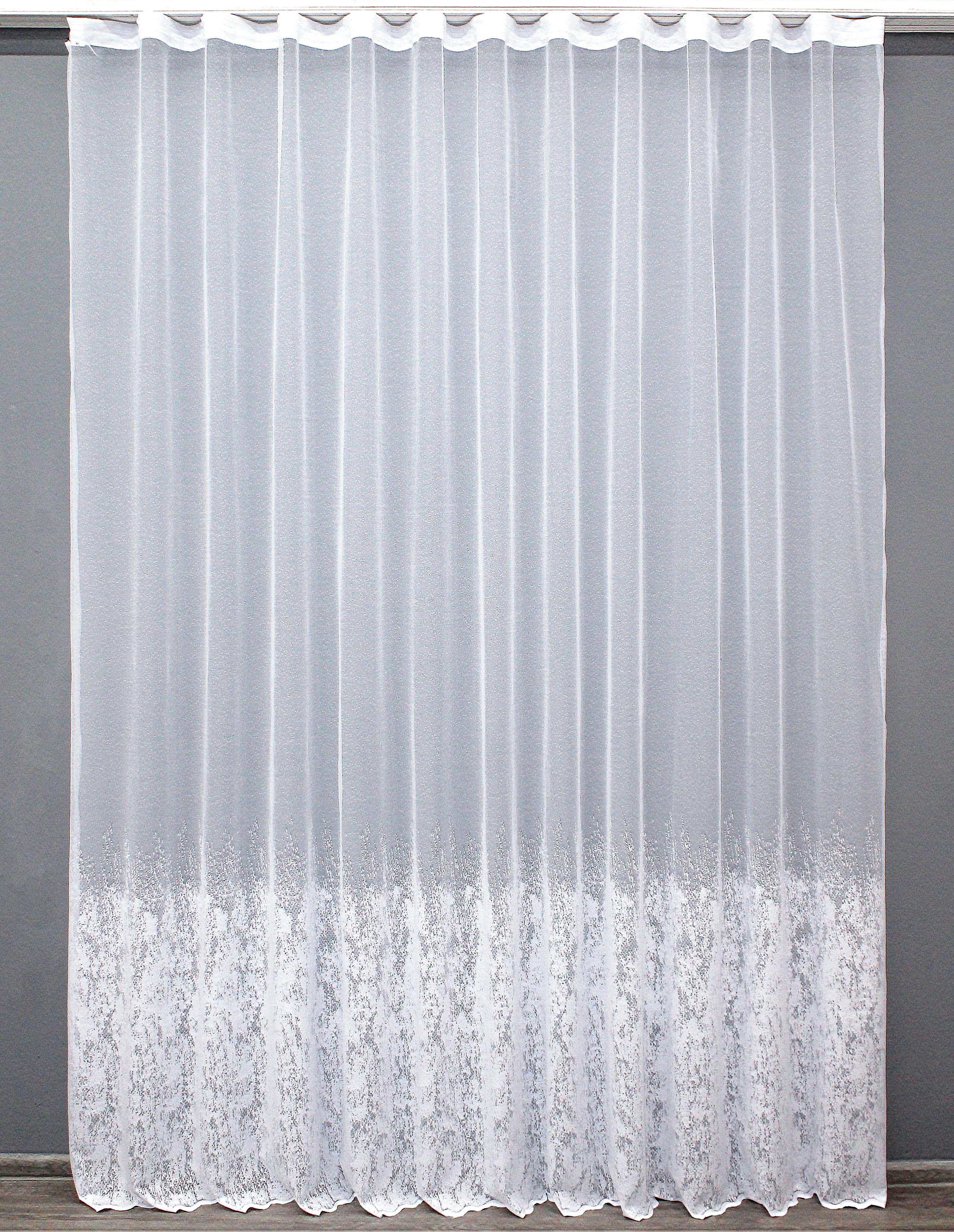 Тюль VR-Textil 1369т Мармур Al-1 жакард 500х270 см Білий (43-123)