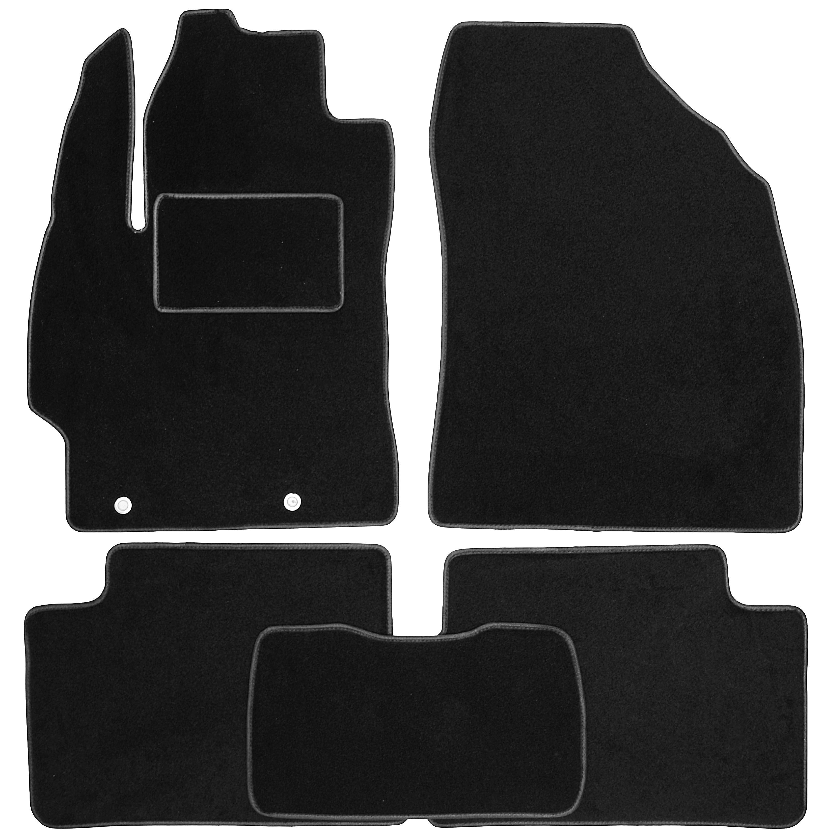 Коврики в салон для Toyota Corolla '07-12 текстильные Черный (21190)