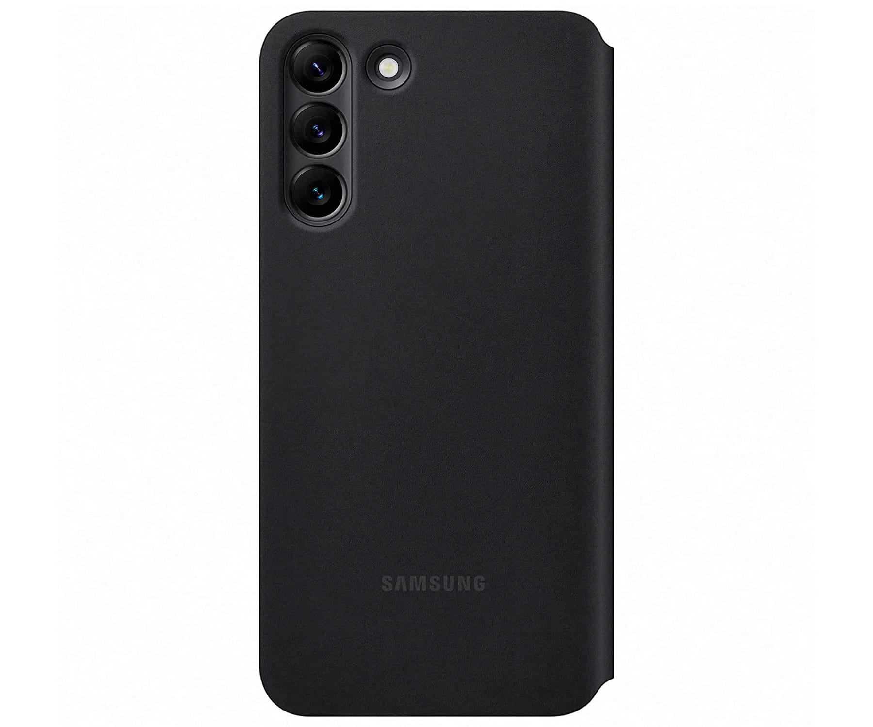 Смарт чехол книжка Samsung Galaxy S22 Plus SM-G906 SM-G9060 S-View Flip Cover (Clear View) Black Черный - фото 4