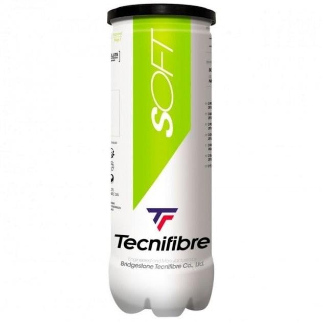 Мячи для большого тенниса Tecnifibre Soft 75% 3В (058063)