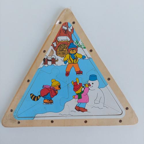Игра деревянная Вкладки-пазлы Каток (P99) Игра деревянная Вкладки-пазлы Каток (P99)