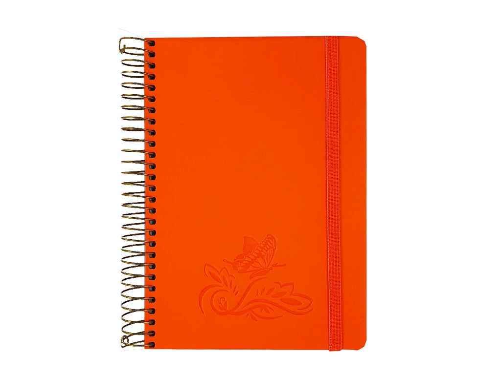 Блокнот Бриск на спирали В6 120 л. SKILL Raso Оранжевый (СБВ-95)