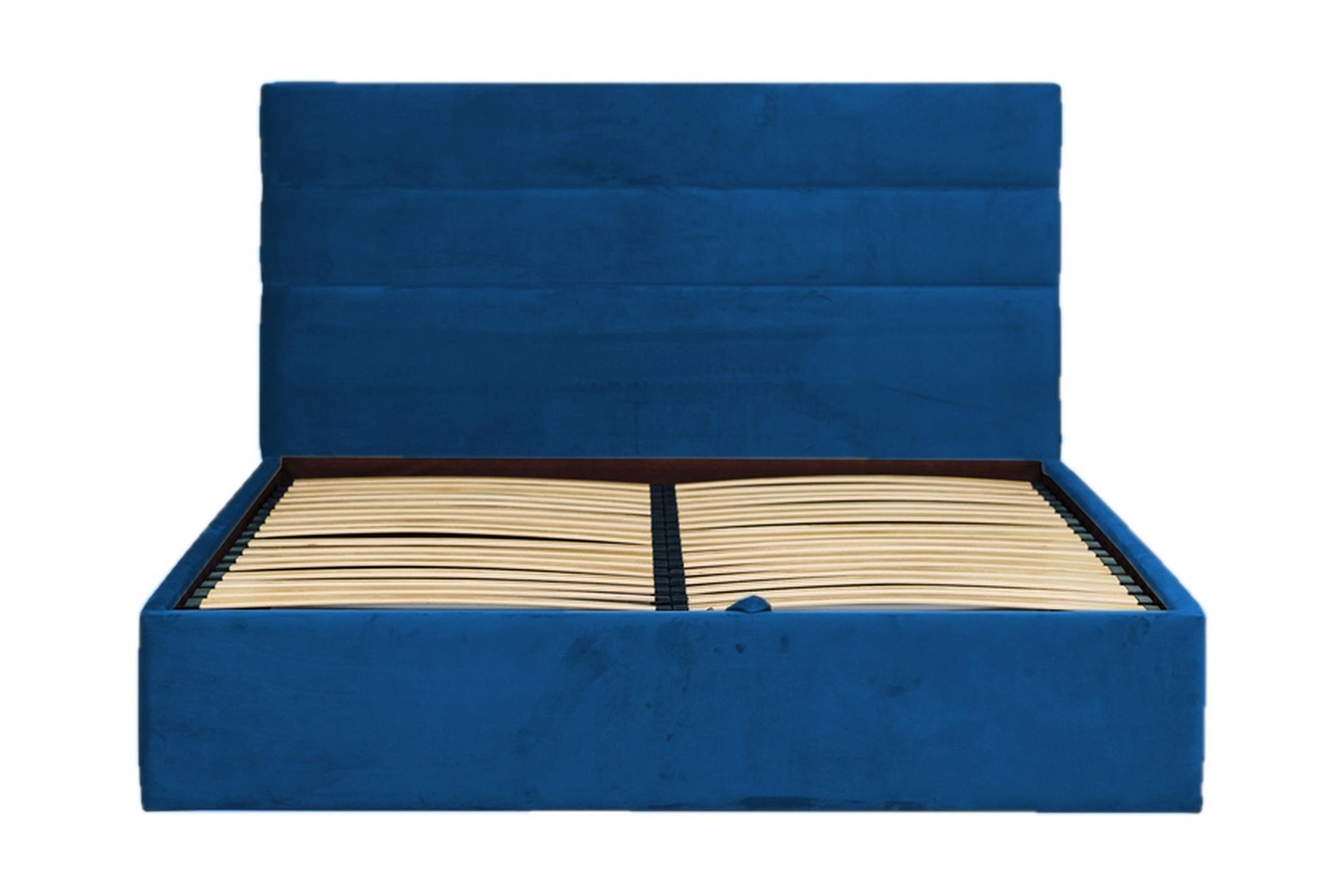 Ліжко RidneTut Edison Lite Holand 86 160х200 см Синій (33410013-86160) Ліжко RidneTut Edison Lite Holand 86 160х200 см Синій (33410013-86160)