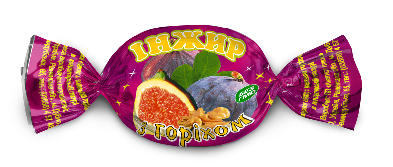 Цукерки Аметист Плюс Інжир з горіхом 1000 г (213827)