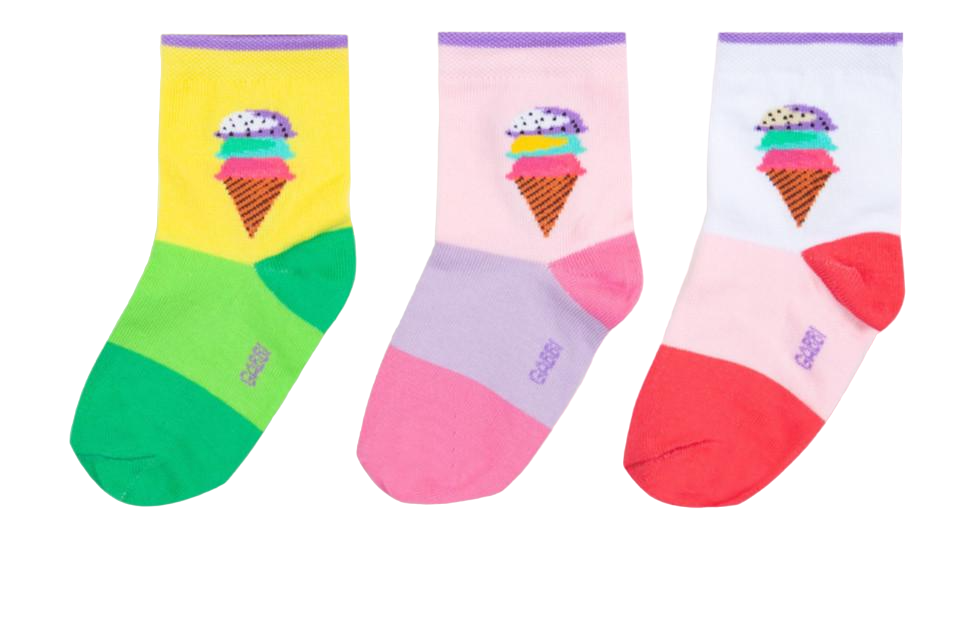 Носки детские хлопковые демисезонные для девочки Gabbi NSD-326 р. 14-16 6 пар (90326)