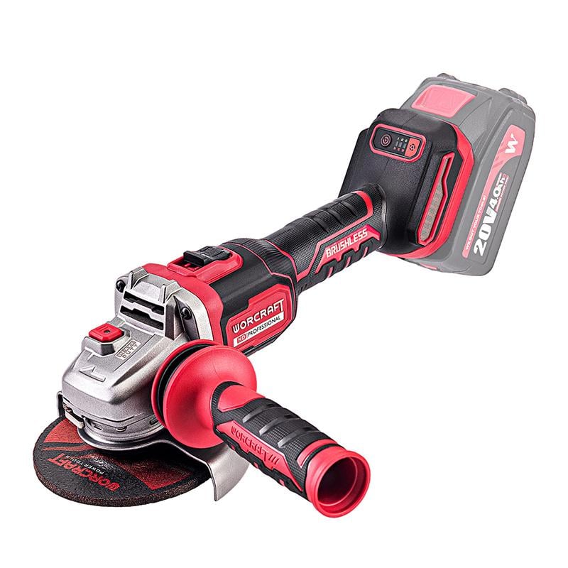 Угловая шлифовальная машина аккумуляторная бесщеточная Worcraft CAG-S20LiBM-125 без аккумулятора и зарядного устройства (13290) Угловая шлифовальная машина аккумуляторная бесщеточная Worcraft CAG-S20LiBM-125 без аккумулятора и зарядного устройства (13290)