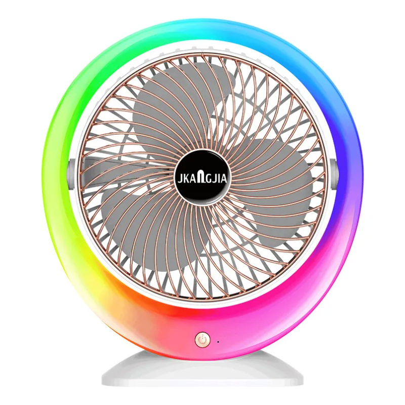 Вентилятор настільний VU-04 акумуляторний з підсвіткою (2606899880)