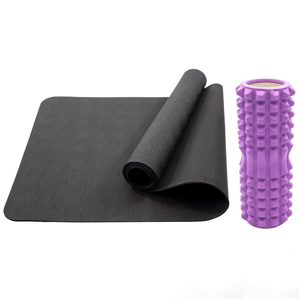 Набор OSPORT Set 112 коврик для йоги/ролик массажный (n-0145-01-10)