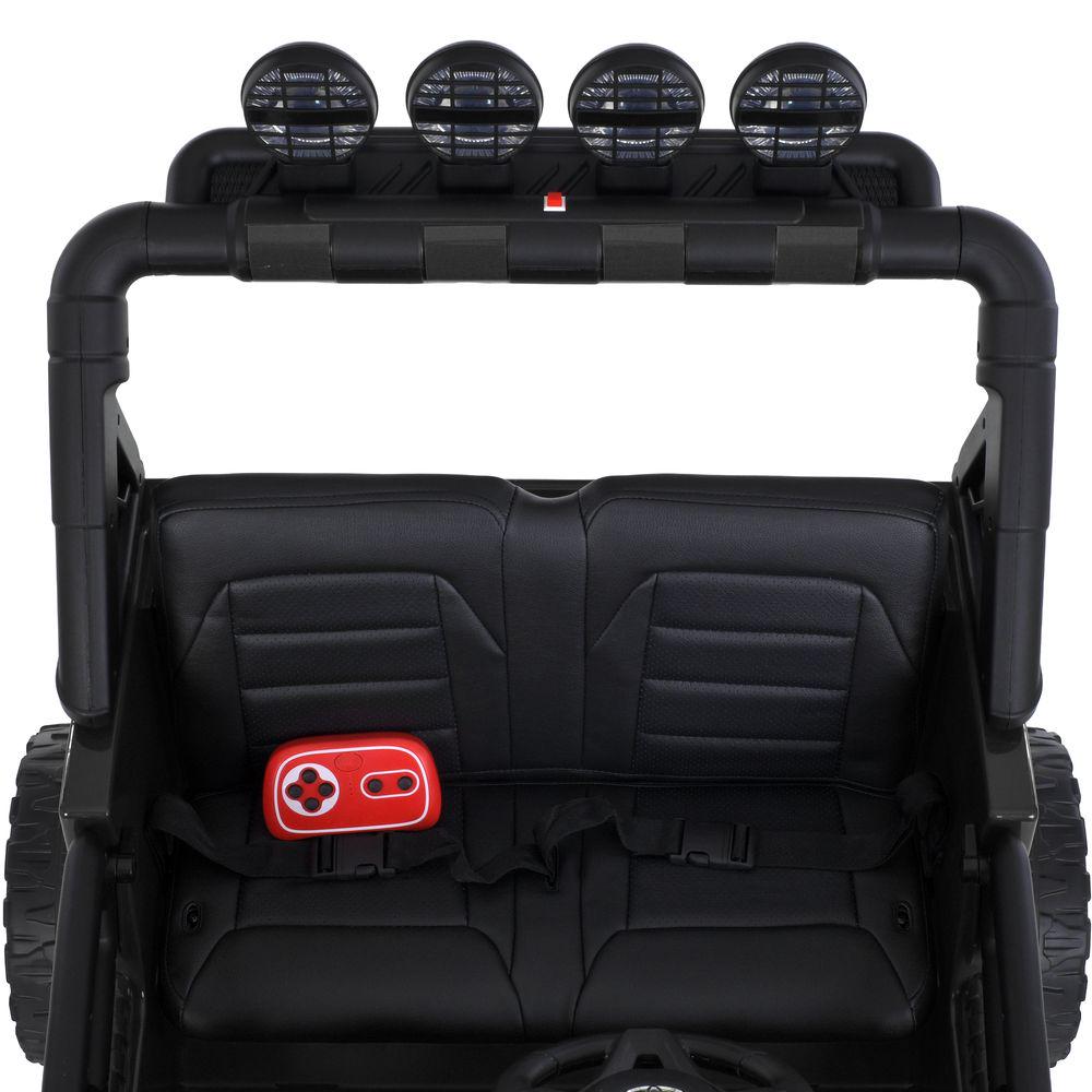 Дитячий електромобіль Bambi Jeep Toyota 2566AEBLR 4W Чорний - фото 6