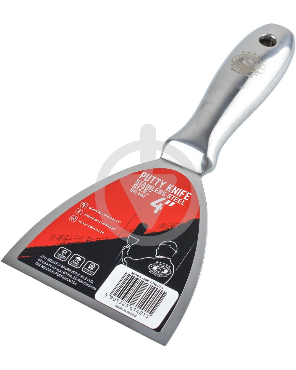 Шпатель Olejnik нержавеющая сталь 125 мм (4a388109-cb27-11ee-80d9-be1fbb0e3944)