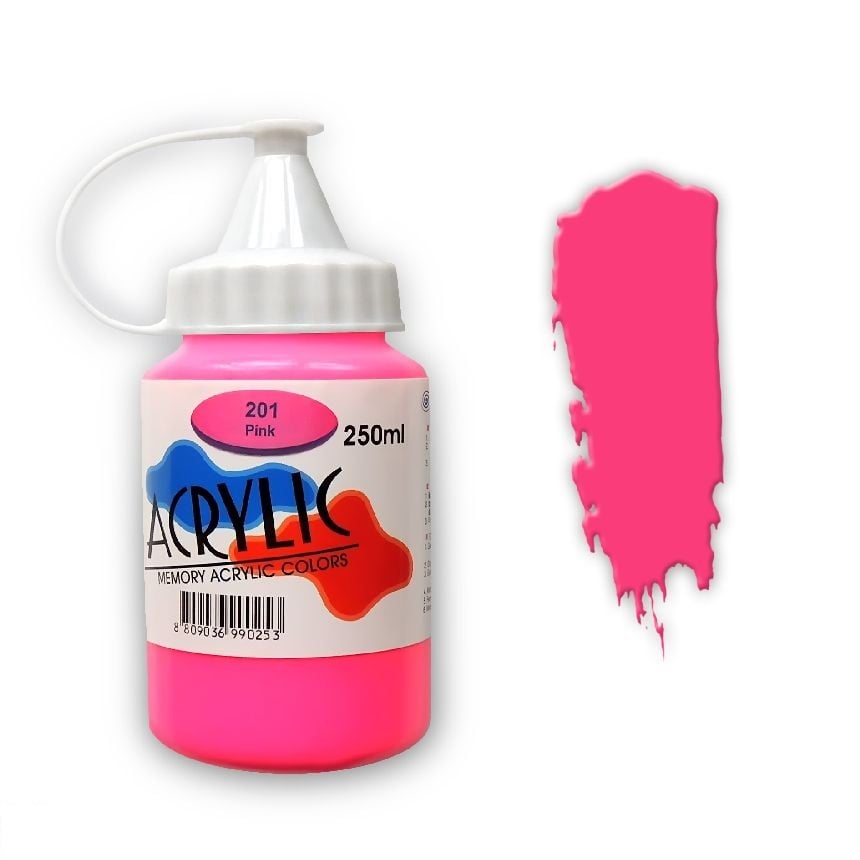 Краска акриловая Memory professional 250 мл Розовый
