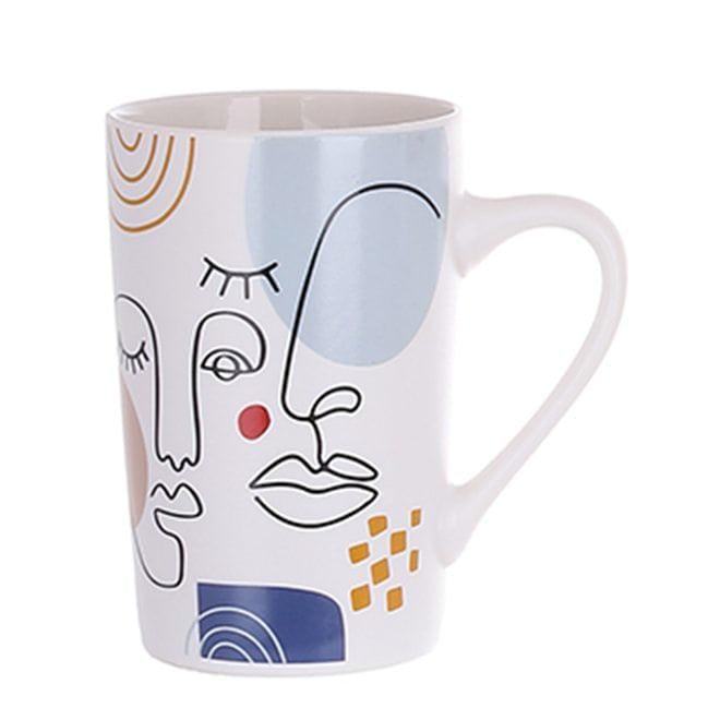 Чашка фарфоровая Flora Face 385 мл (33317)