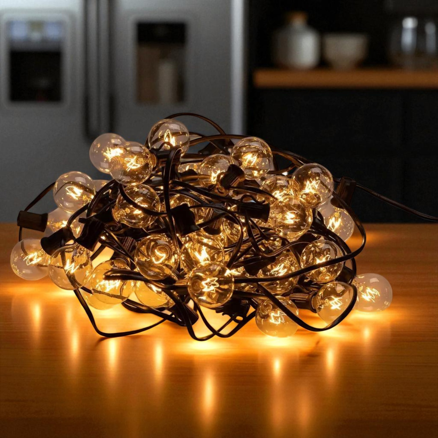 Гирлянда уличная ретро светодиодная 22,5 м 75 ламп Желтый (G4075L)