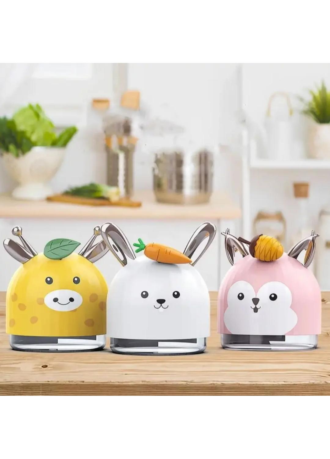 Міні зволожувач повітря Humidifier Жираф аромадифузор та світильник Жовтий (EL54419) - фото 4