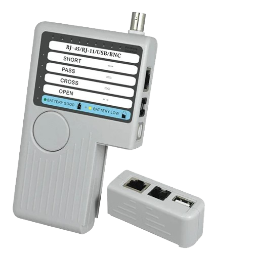 Тестер кабельный Noyafa NF-3468 проверка RJ11/RJ45/USB/BNC до 450 м (36521913) Тестер кабельный Noyafa NF-3468 проверка RJ11/RJ45/USB/BNC до 450 м (36521913)