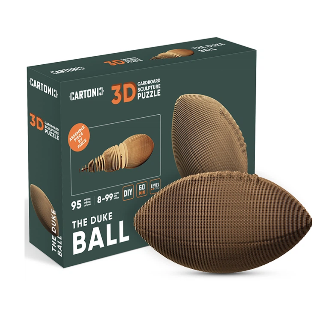 Пазл-конструктор 3D картонный Cartonic 3D Puzzle DUKE Мяч для американского футбола (33394535)