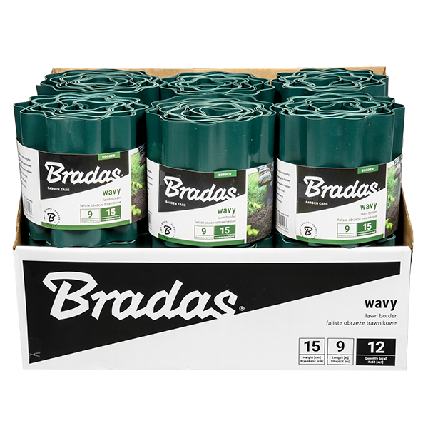 Бордюр газонний хвилястий 9 м/10 см Зелений (OBFG 0910-02) - фото 3 Бордюр газонний хвилястий 9 м/10 см Зелений (OBFG 0910-02) - фото 3