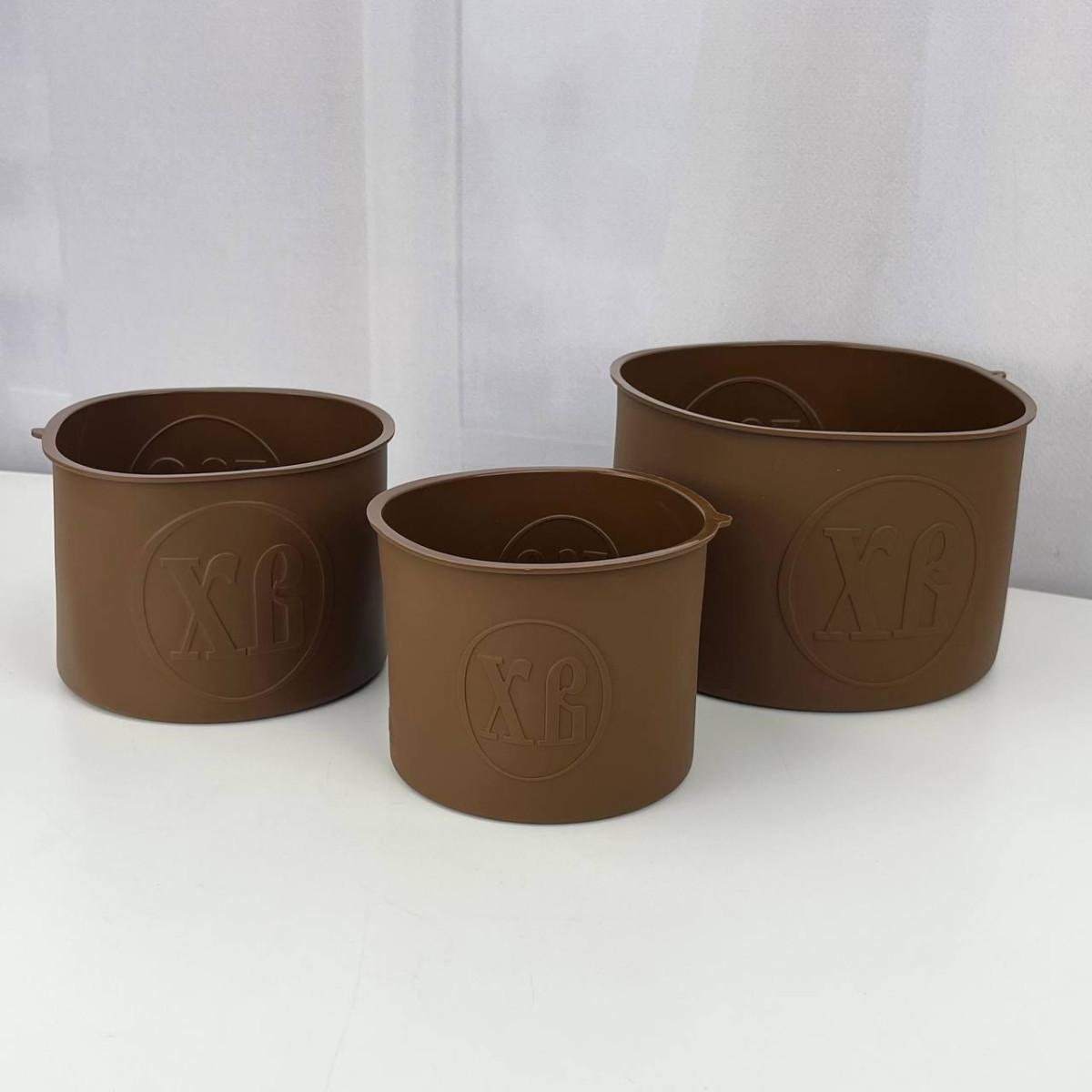 Набор силиконовых форм для выпекания пасхи 6752 (436020) Набор силиконовых форм для выпекания пасхи 6752 (436020)