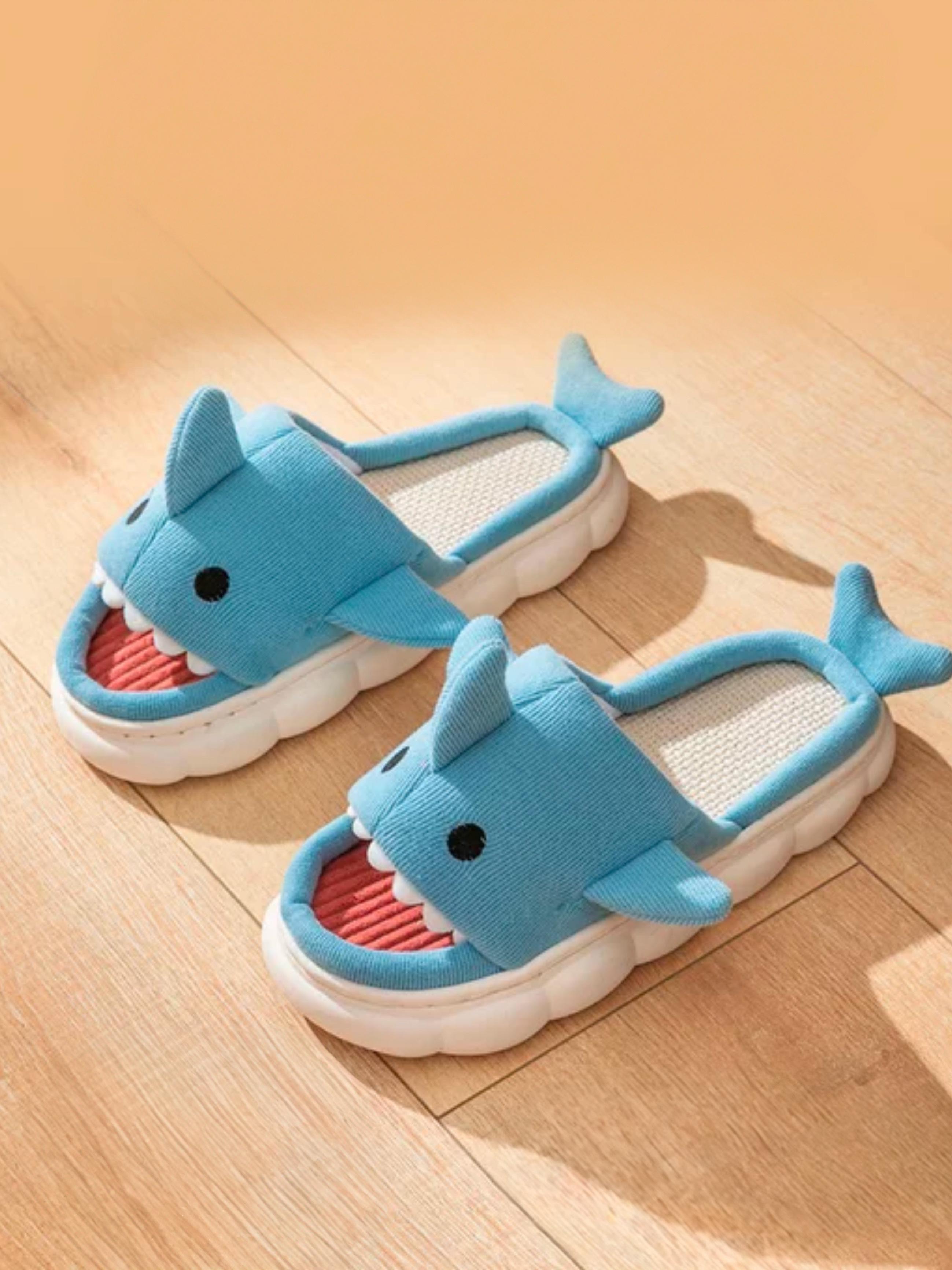 Тапочки домашні дитячі у вигляді акули р. 39-40 - фото 7 Тапочки домашні дитячі у вигляді акули р. 39-40 - фото 7