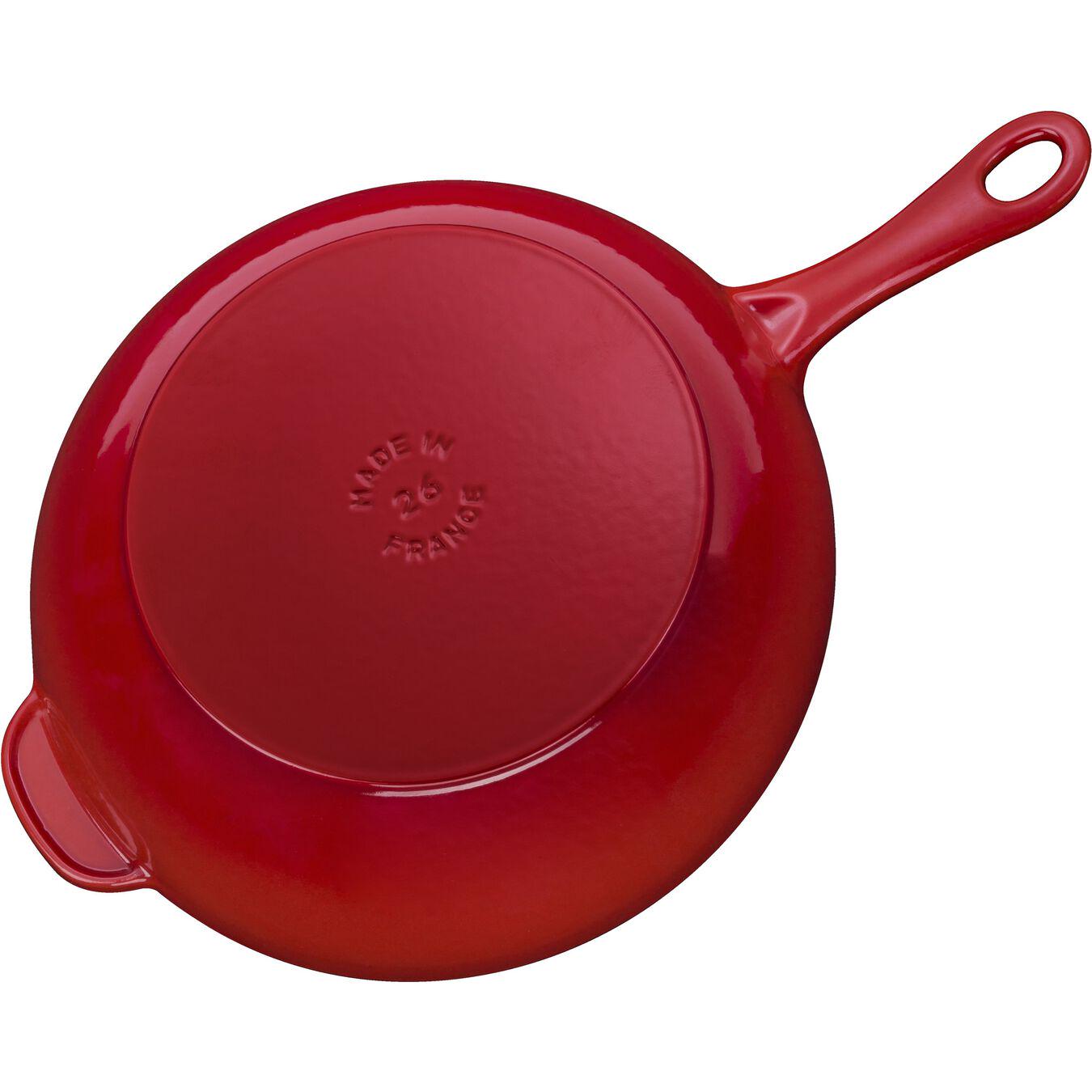 Сковорода Staub Cast Iron с крышкой 25 см Red - фото 2