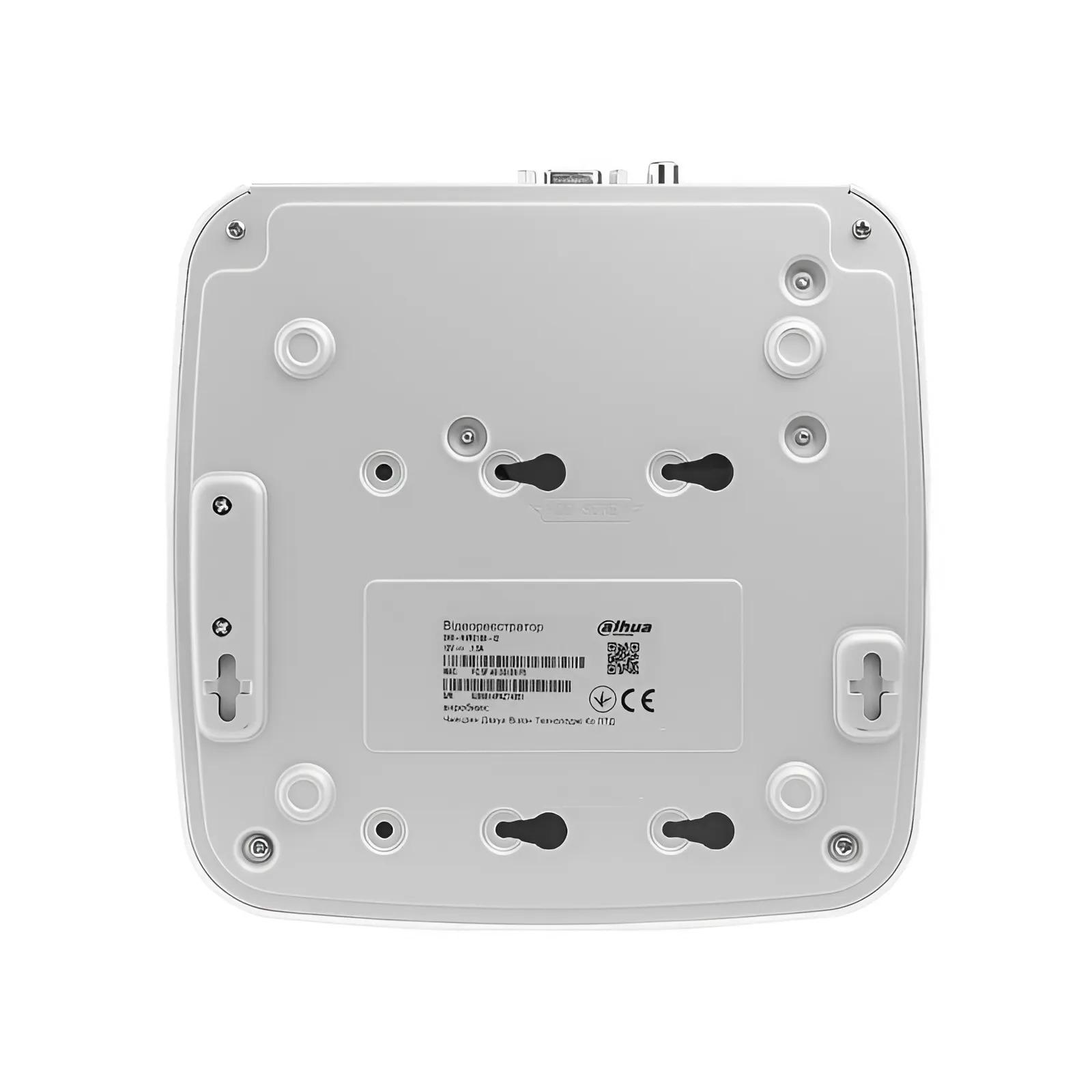 Видеорегистратор гибридный Dahua 4CH XVR4104C-I 2 Мп AI WizSense до 32 Мбит/с 1HDD Белый (618271) - фото 6