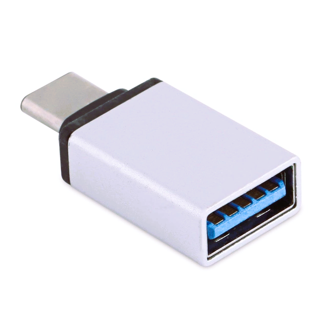 Переходник OTG USB to Type-C 3945 White (584412)