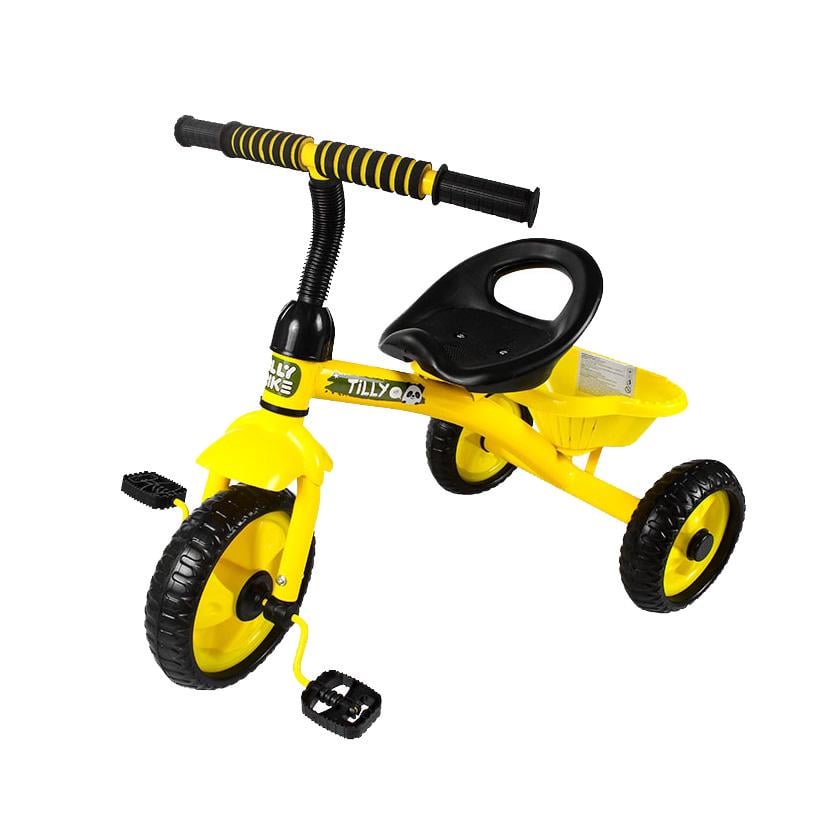 Дитячий триколісний велосипед Tilly Trike T-315 Жовтий (186016)