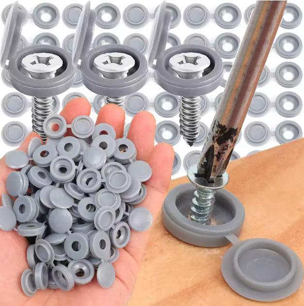 Колпачки под саморезы декоративные пластиковые Светло-серый 20 шт. (30285128) - фото 3 Колпачки под саморезы декоративные пластиковые Светло-серый 20 шт. (30285128) - фото 3