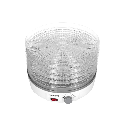 Сушарка для овочів і фруктів Ardesto FDB-5320 245W 5 піддонів 3 см d32 см (УТ000075858) - фото 4