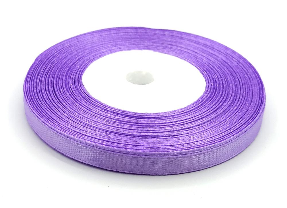 Лента для упаковки атласная 7 мм 23 м Лавандовый (1446) Лента для упаковки атласная 7 мм 23 м Лавандовый (1446)