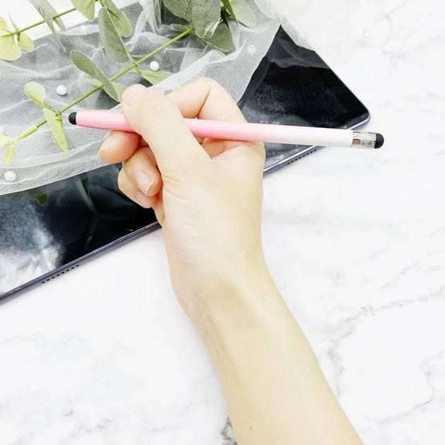 Стилус для малювання двосторонній 2в1 Рожевий - фото 3 Стилус для малювання двосторонній 2в1 Рожевий - фото 3